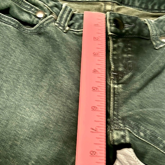 Free People Jeans Womens 27 (27x32) Black Mid Rise Flare Bell Bottom Hippie READ - Picture 7 of 9